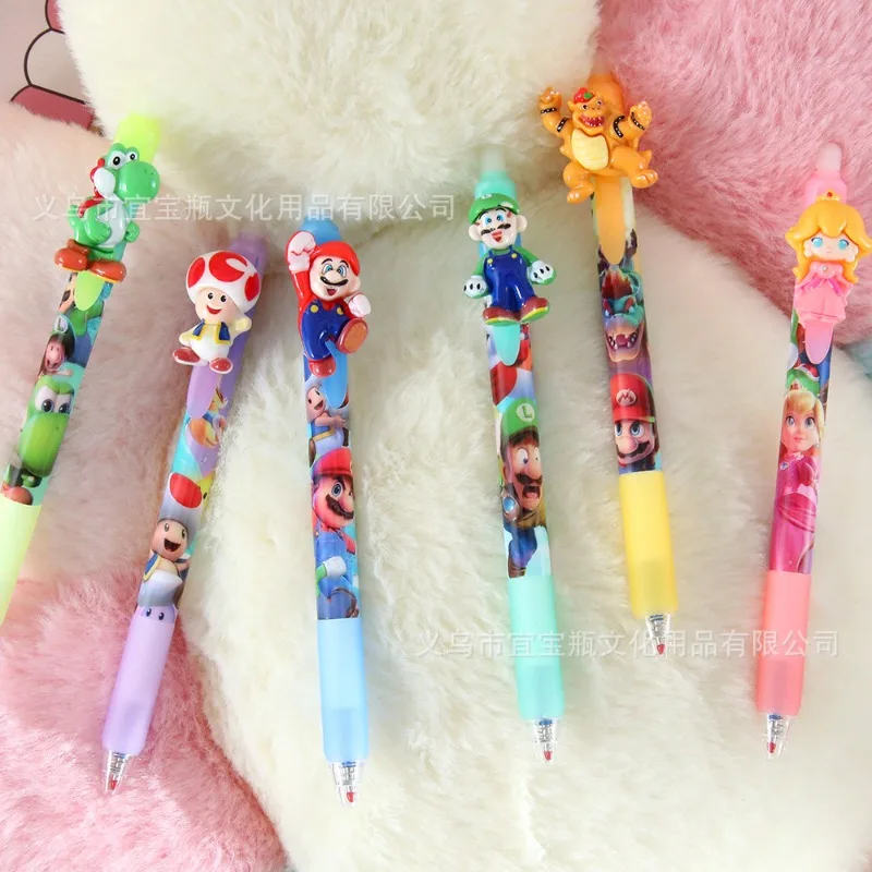 Набор из 612 стираемых ручек Mario Touch Pen 3D с мультяшным дизайном, гладкие и легко стираемые, для студентов, подарок, канцелярские товары (art.: 3920dc28cd7f4) - 3920dc28cd7f4
