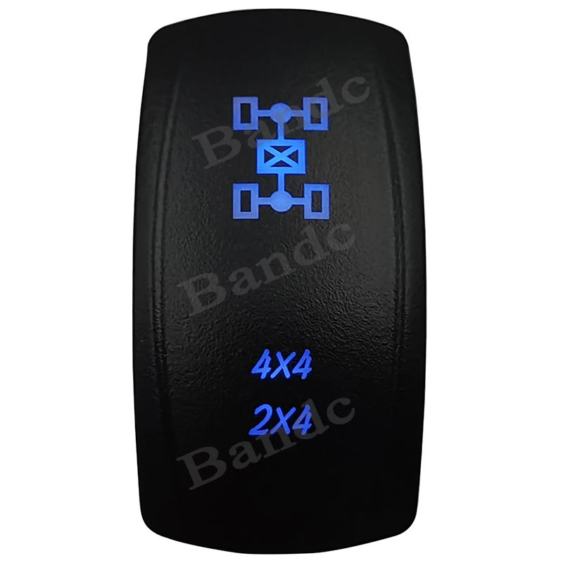 

4X4 2X4 4WD/2WD клавишный переключатель 5-контактный ВКЛ-ВЫКЛ SPST переключатель с четырьмя колесами для автомобиля Can Am Polaris ATV UTV водонепроницаемый 12 В/24 В