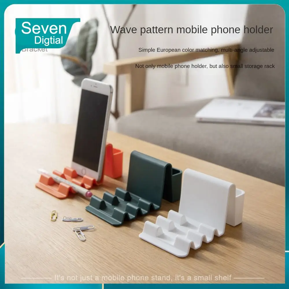 

Neutral Portable Mobile Phone Stand Adjustable Phone Holder Horizontal Hanging Multifunctional Phone Rack Bracket Pp Material