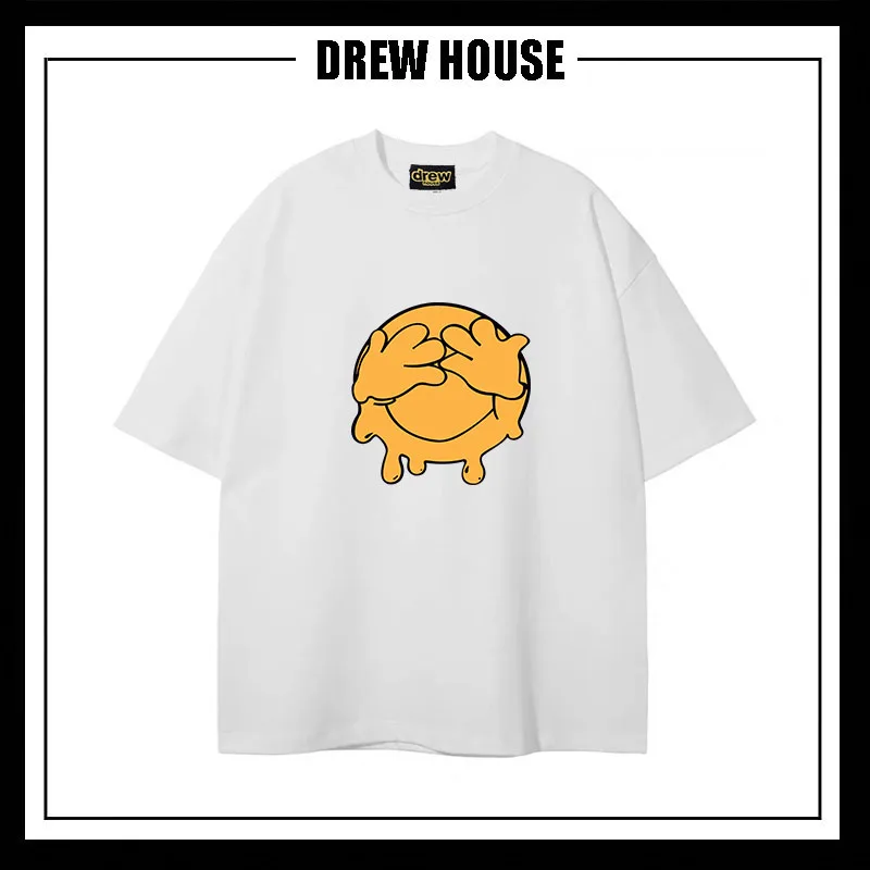 Футболка Мужская/Женская хлопковая свободного покроя с коротким рукавом и