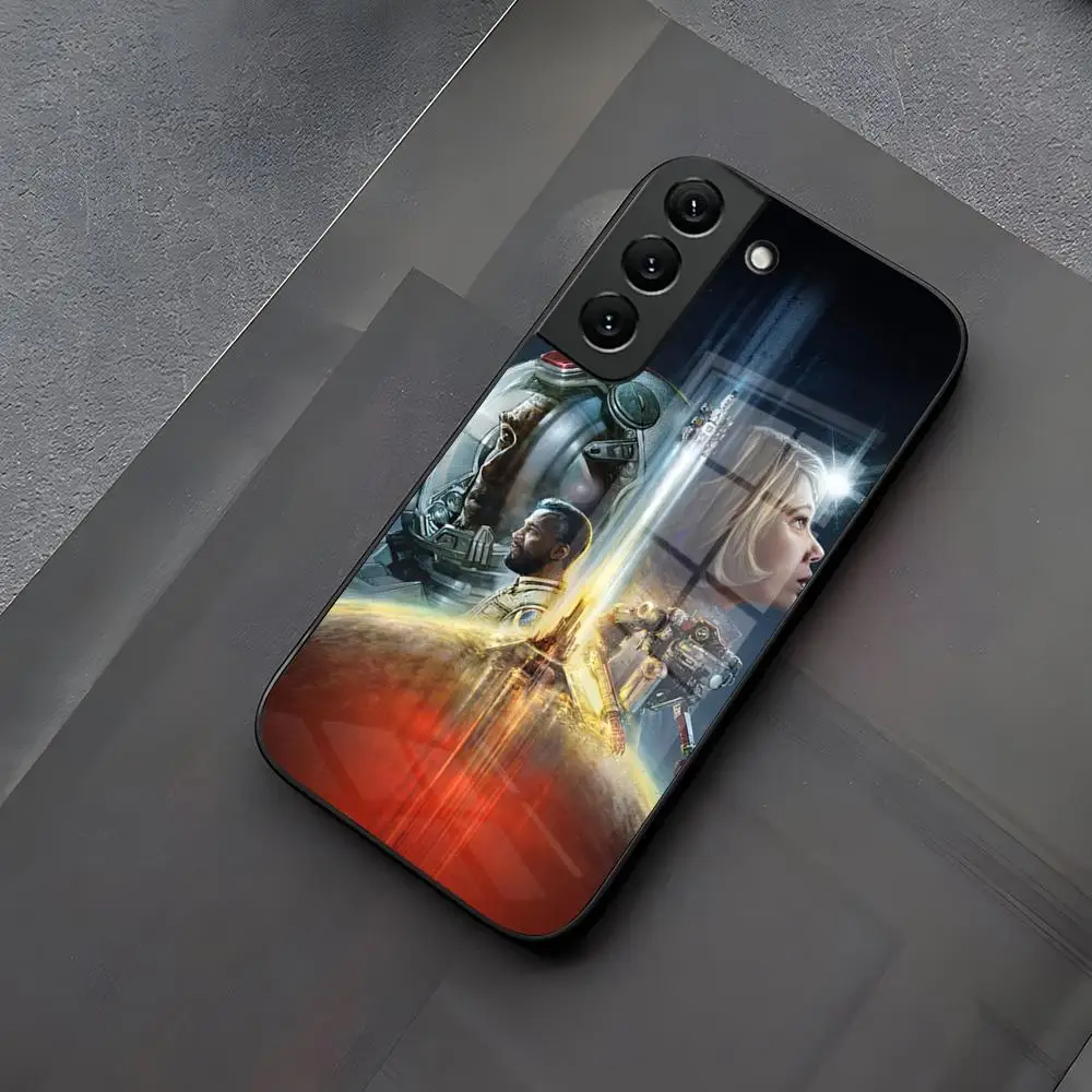 Чехол для телефона Game S-StarfieldES Glass Samsung Galaxy S23 S24 S21 S22 S20 Ultra Fe Plus A34 A54 A24 A52 A53 M54 Cover