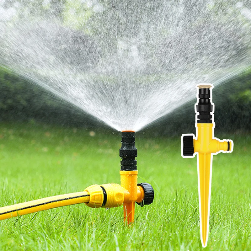 

Irrigation System Watering Spike Auto Irrigation Drip Garden Greenhouse Plants Flower 360° Rotation Automatic Sprinkler Head