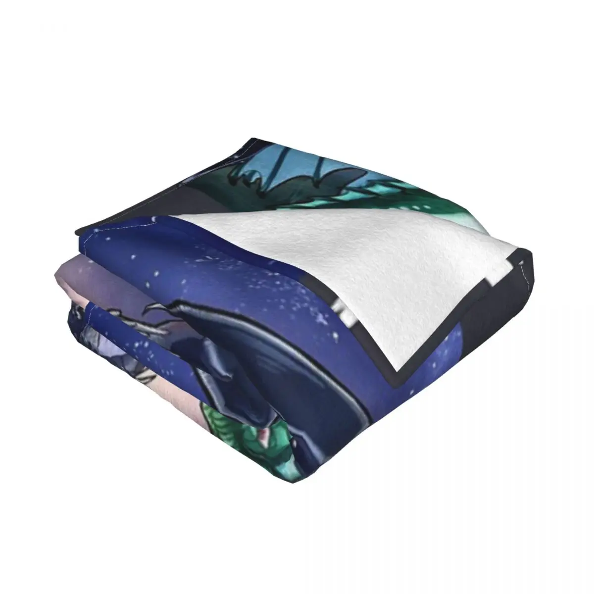 Wings Of Fire - Legends Fathom Darkstalker Прозрачное одеяло Покрывало на кровать Аниме Одеяло Ins Wind