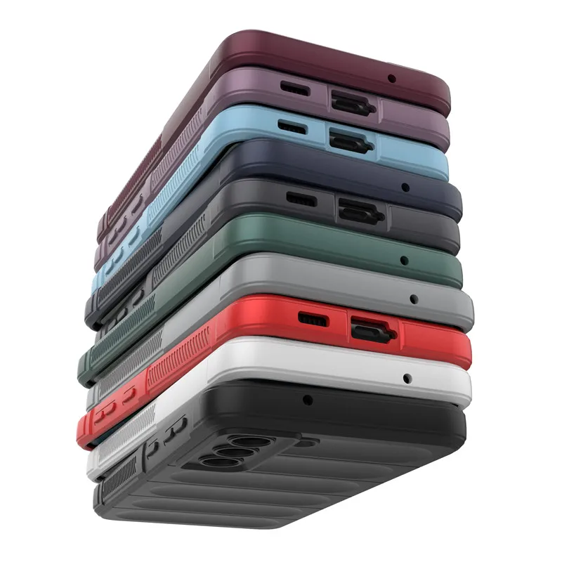 For Samsung Galaxy S21 FE Cover Samsung S21 FE Case 6.4 inch Shockproof Rubber Soft Silicone Bumper For Samsung Galaxy S21 FE 5G