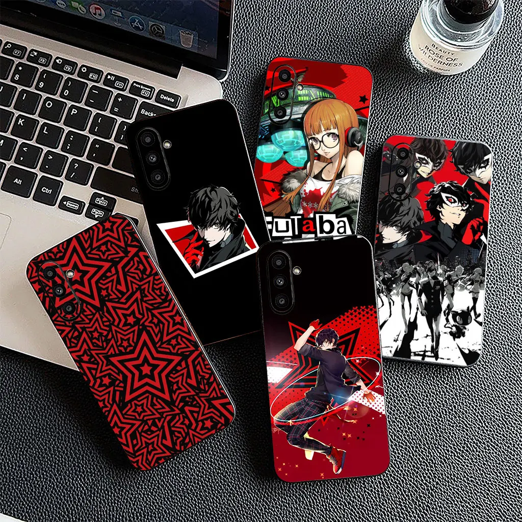 Фото P5s P-Personas 5, игровой чехол для телефона Motorola Moto G05 G04 G14 G35 G34 G45 G55 G64 G75 G85 G24 G15 G54 Power Casing №4