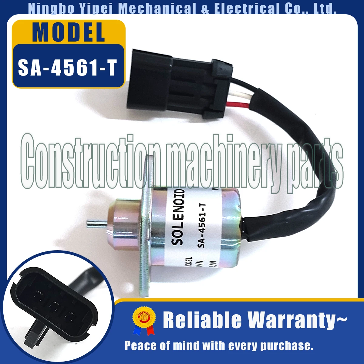12 В SA-4561-T стоп-электромагнитный клапан для дизельного двигателя Kubota V1505 D1105 25-15230-01