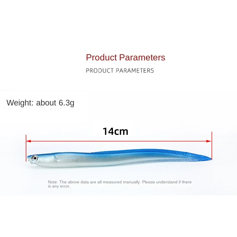 

Soft Bionic EeL Fishing Lures 3D Realistic eyes Luminous Silicone PVC Saltwater Freshwater Fishing Shad Bass Swim Baits