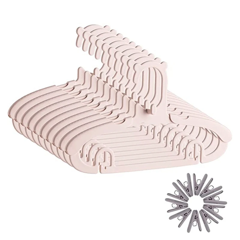 

10 шт., регулируемая детская вешалка для одежды, прочная нескользящая вешалка