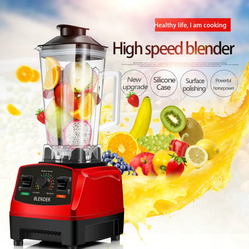 2200W Multi-purpose Electric Blender Mixer 2.0L High Speed Blender Food Processor Milk Mixer Shake Soymilk Maker 220V