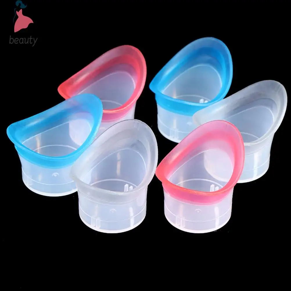 2 шт. силиконовые многоразовые чашки для мытья глаз