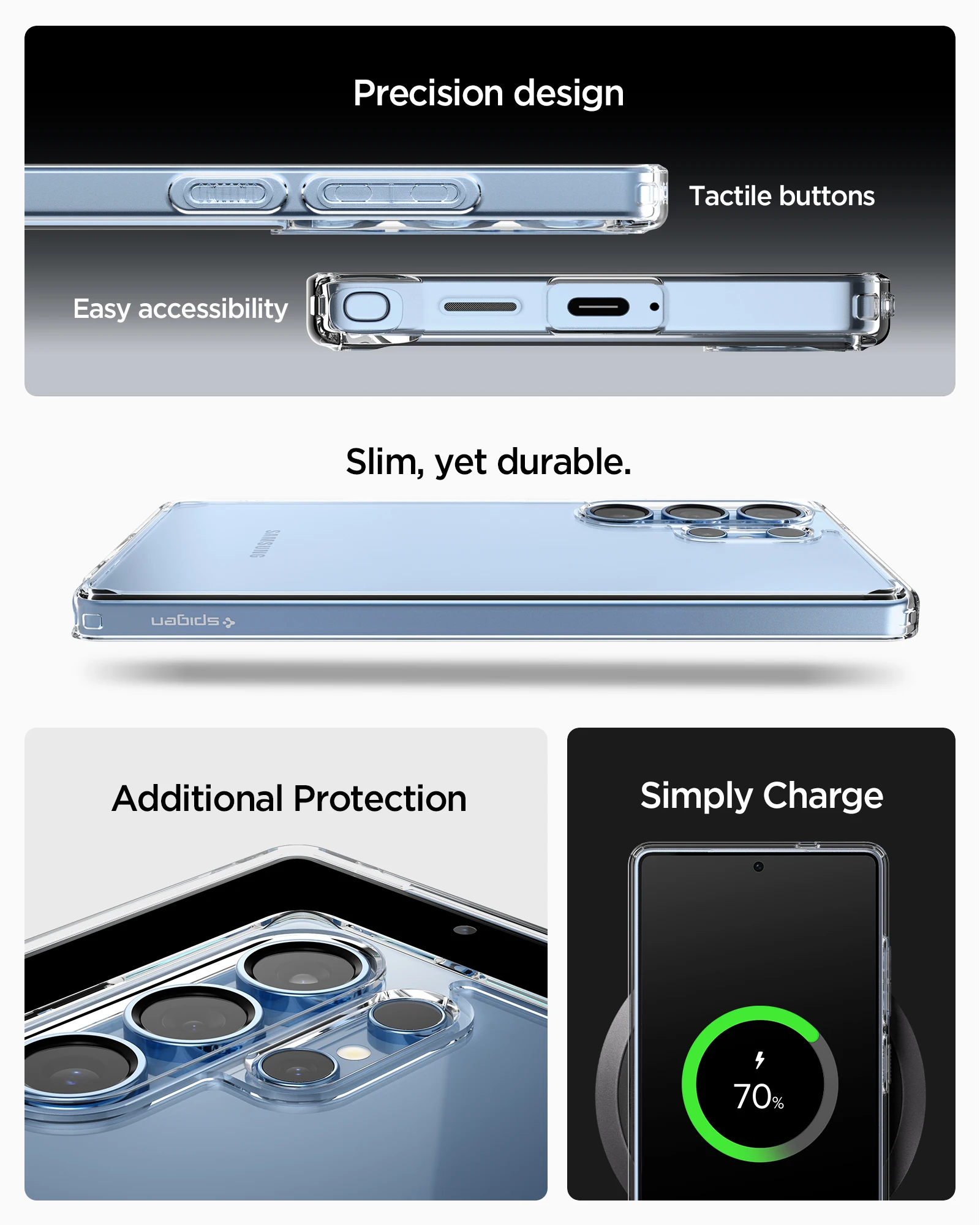 Чехол Spigen Ultra Hybrid для Samsung Galaxy S25 Plus