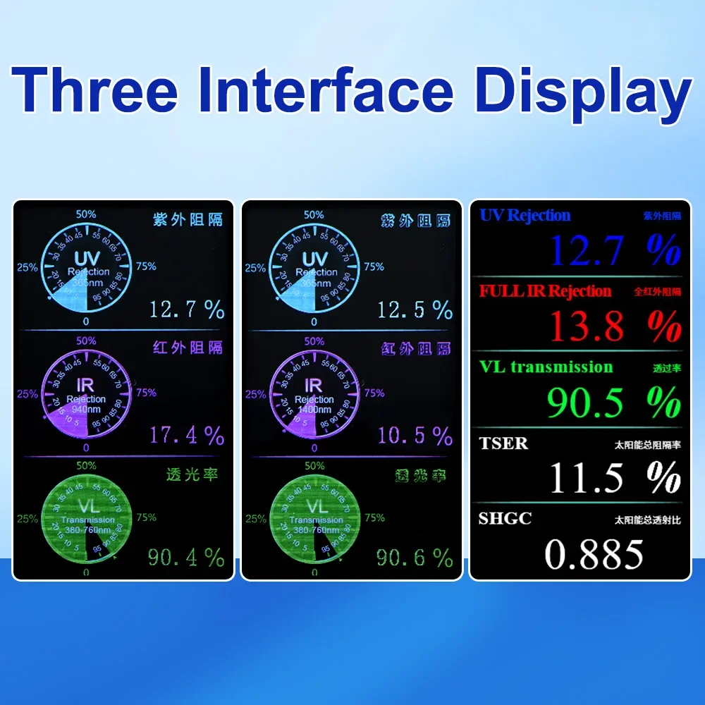 LS182 SHGC TSER автоматический измеритель передачи солнечной пленки тестер оттенка