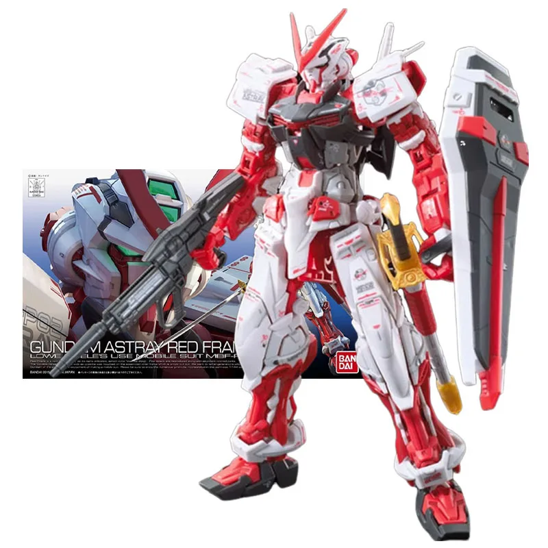 

Bandai Genuine Figure Gundam Model Kit RG 1/144 MBF-P02 Gundam Astray Red Frame Collection Gunpla Action Figure Boys Toys Gifts