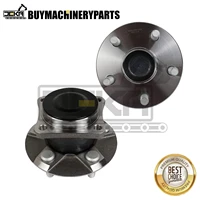 512218 2 pack rear wheel bearing and hub assembly fit for 2003 2008 toyota corolla matrix pontiac vibe 5 lug non abs fwd