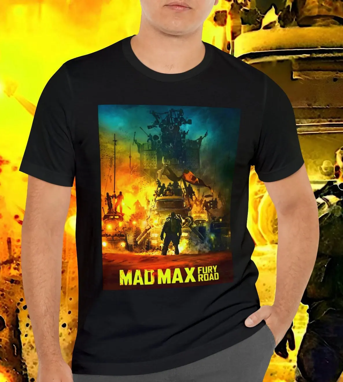 Футболка Mad Max Fury Road 2015 популярный экшн-приключенческий научно-фантастический