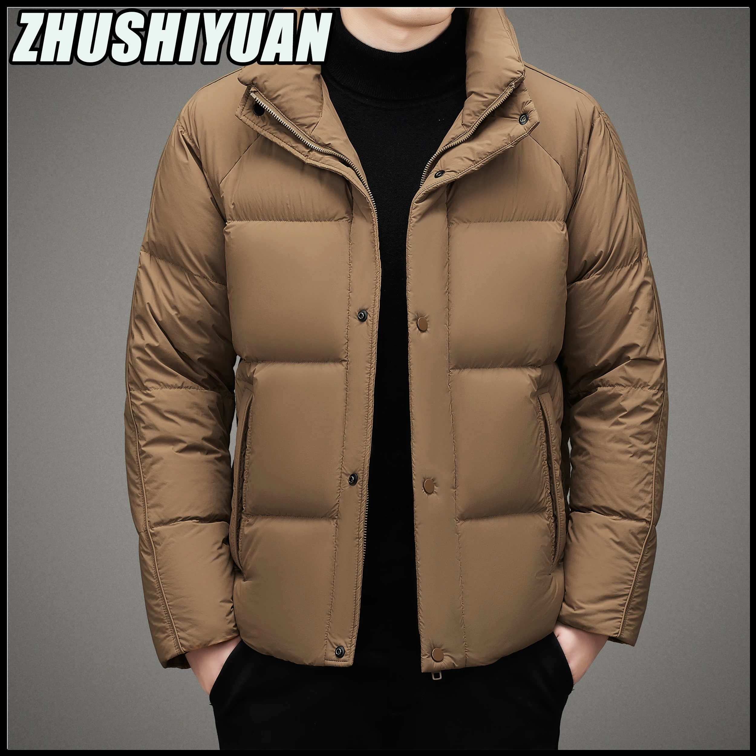Men Winter Parkas Fashion Solid Jacket Thicken Warm Puffer Jackets Men's Clothing Ropa Hombre Jaqueta Masculina Doudoune Homme