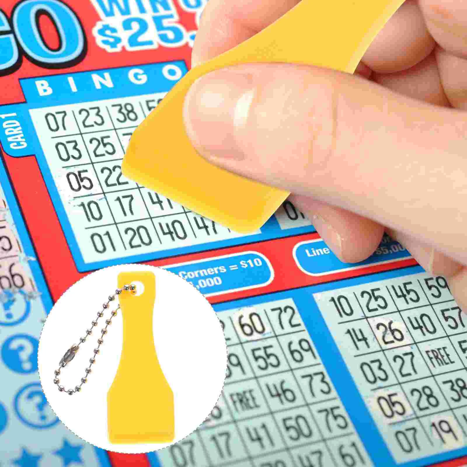 

Scratcher Lottery Scraper Tool Ticket Label Scrapers Tools Scratch Keychain Plastic Off Scoop Cleaning Shaped Keyring Lotto