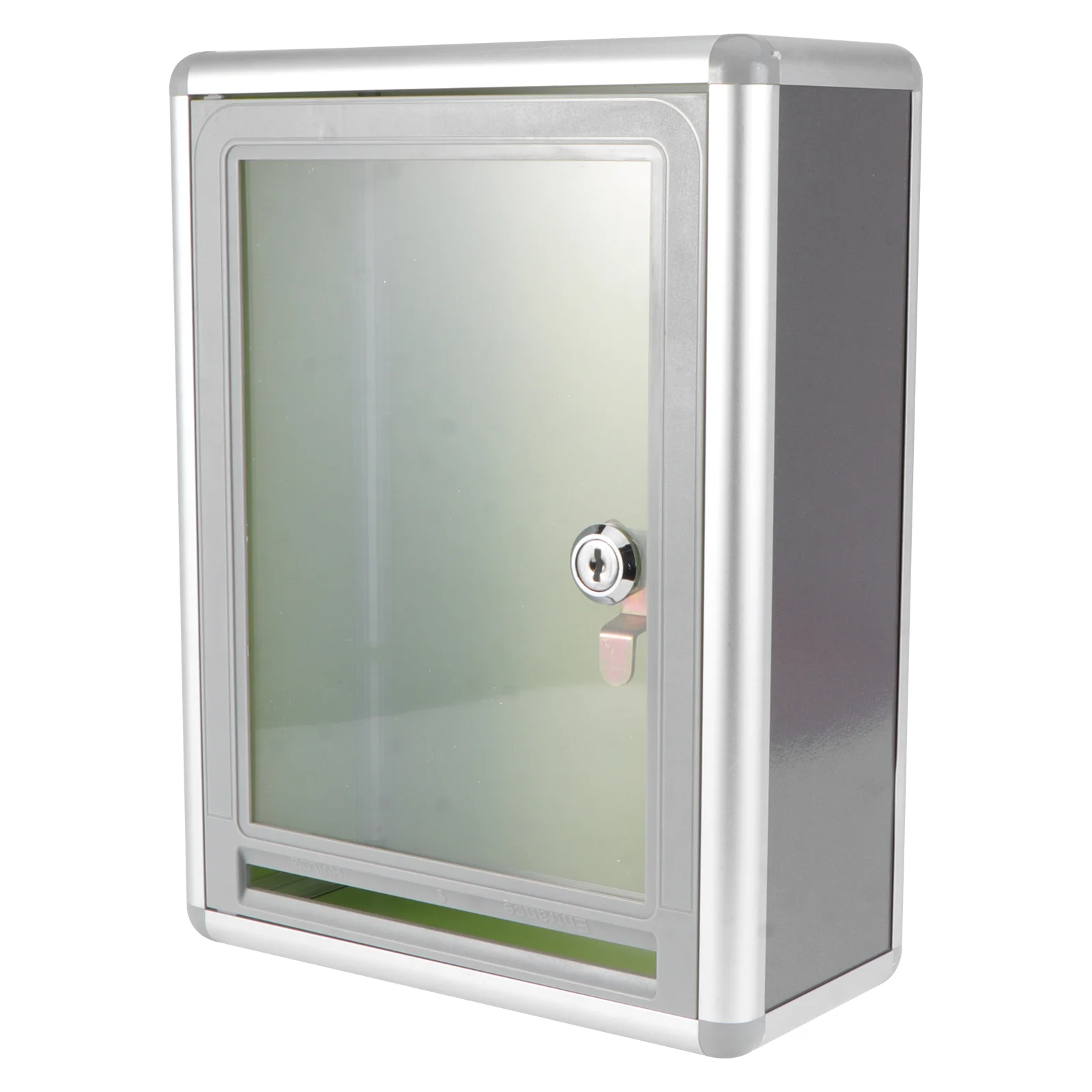 

1 Set of Lockable Mail Box Letter Storage Container Hanging Letterbox with Key