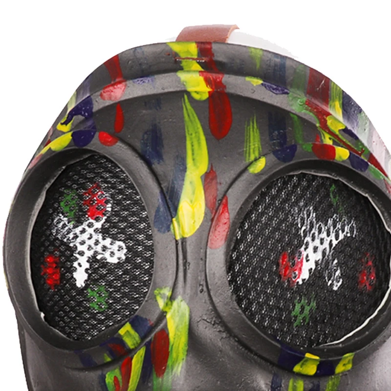 Лидер продаж цветная маска для секса стимпанк модная противогаз респиратор на