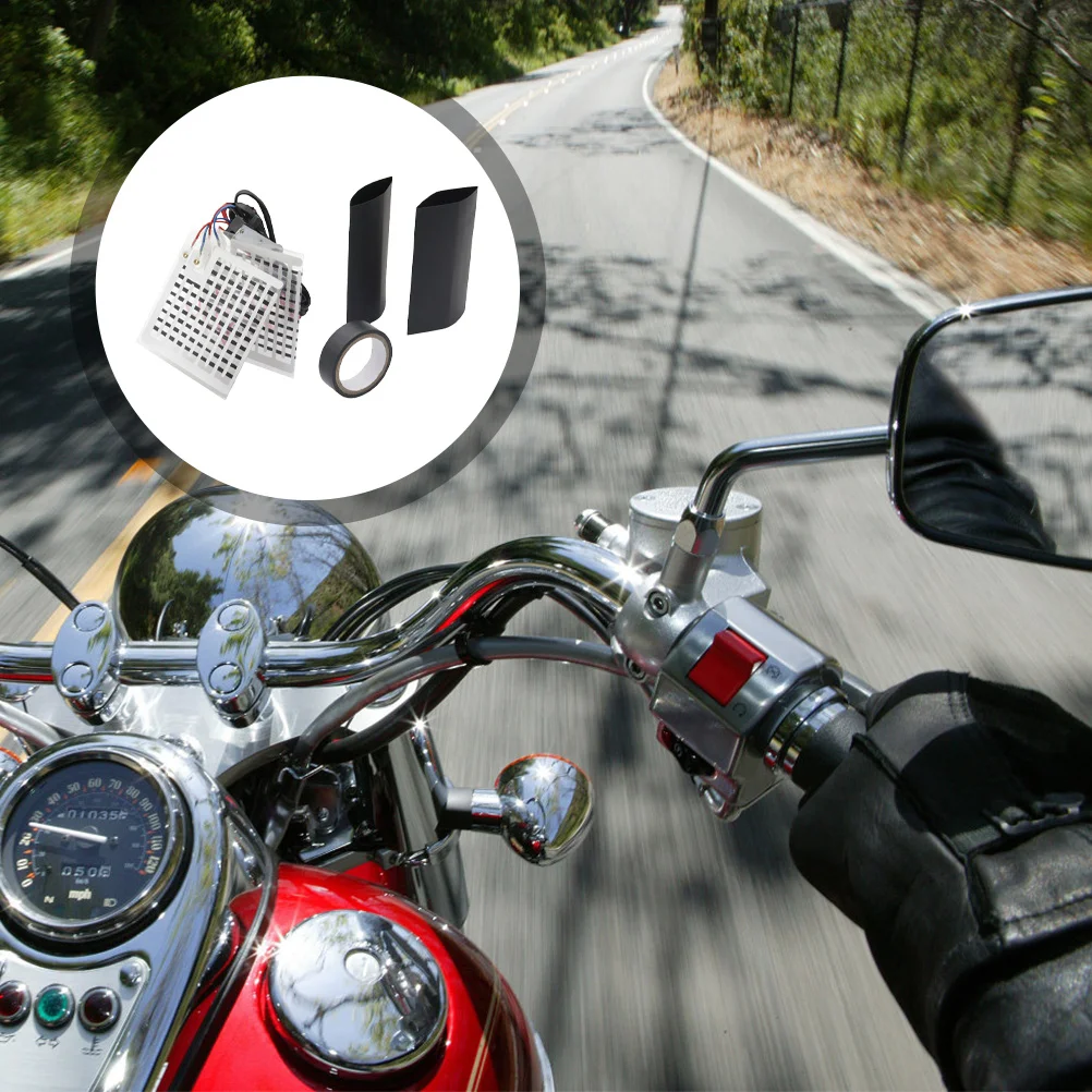 

1 Set Grips Bike Grips Heated Cycle Grips Heated Grip Covers Electric Motorcycle Grips Handlebar Thermostat Grips