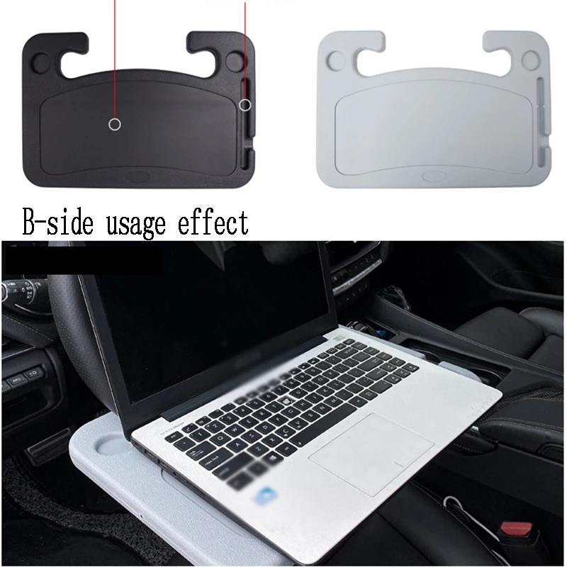 1 Шт. Черный Маленький Автомобильный Поднос Для Еды Многофункциональный