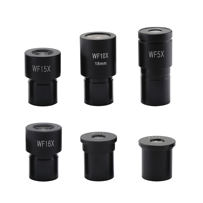 

Professional Microscopes Eyepiece 6 Types Microscope Lens Standard Thread 23.2mm