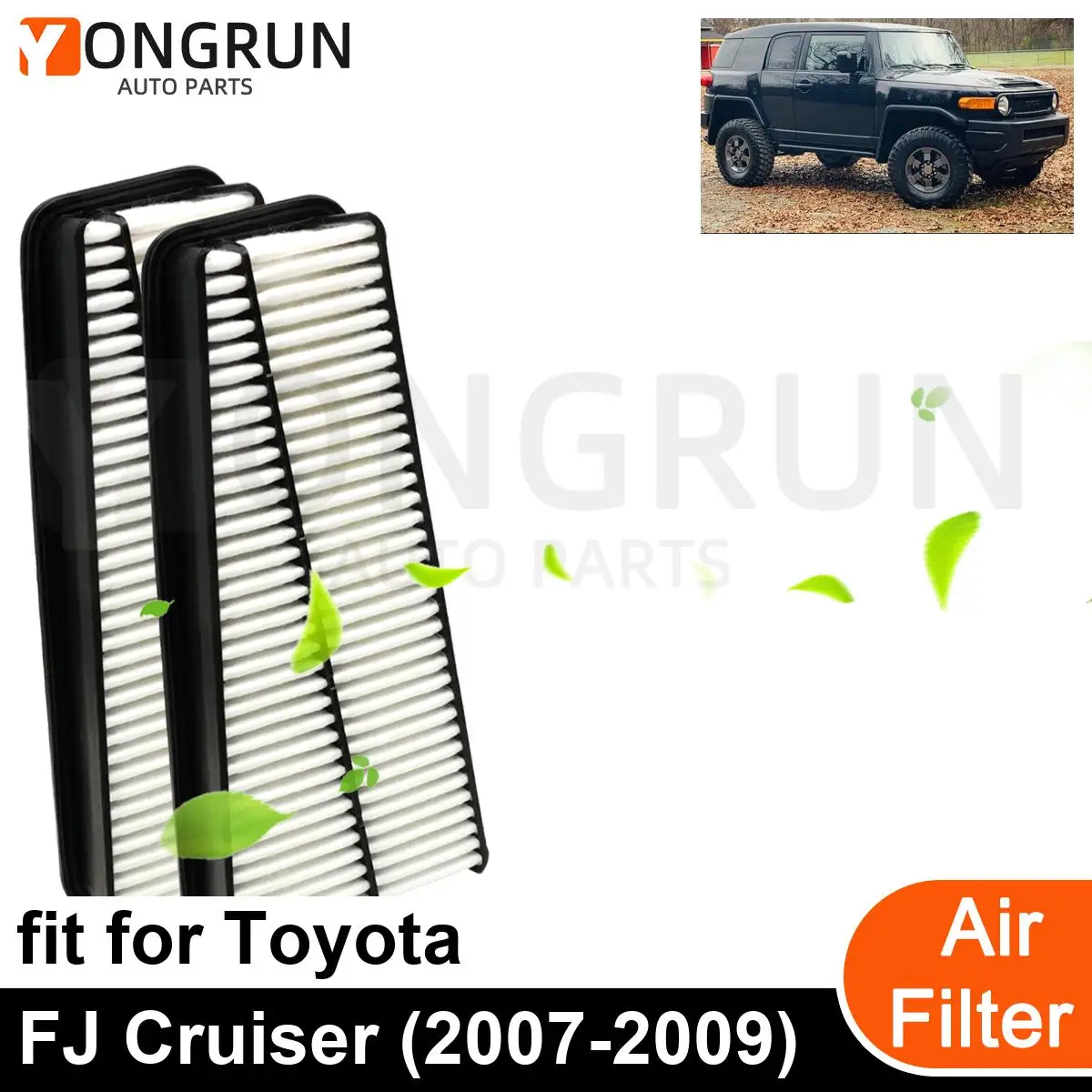 Новые автомобильные фильтры двигателя 2 шт. аксессуары для Toyota FJ Cruiser 2007-2009 OEM CA9683