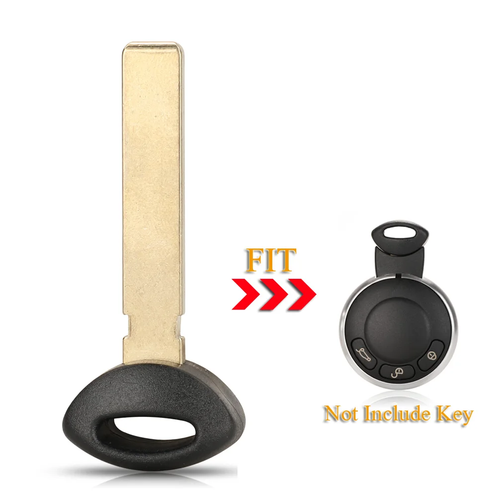 

jingyuqin Remote Car Smart Key Keyless Emergency Insert Uncut Blade Blank For BMW Mini Cooper Auto Smart Key