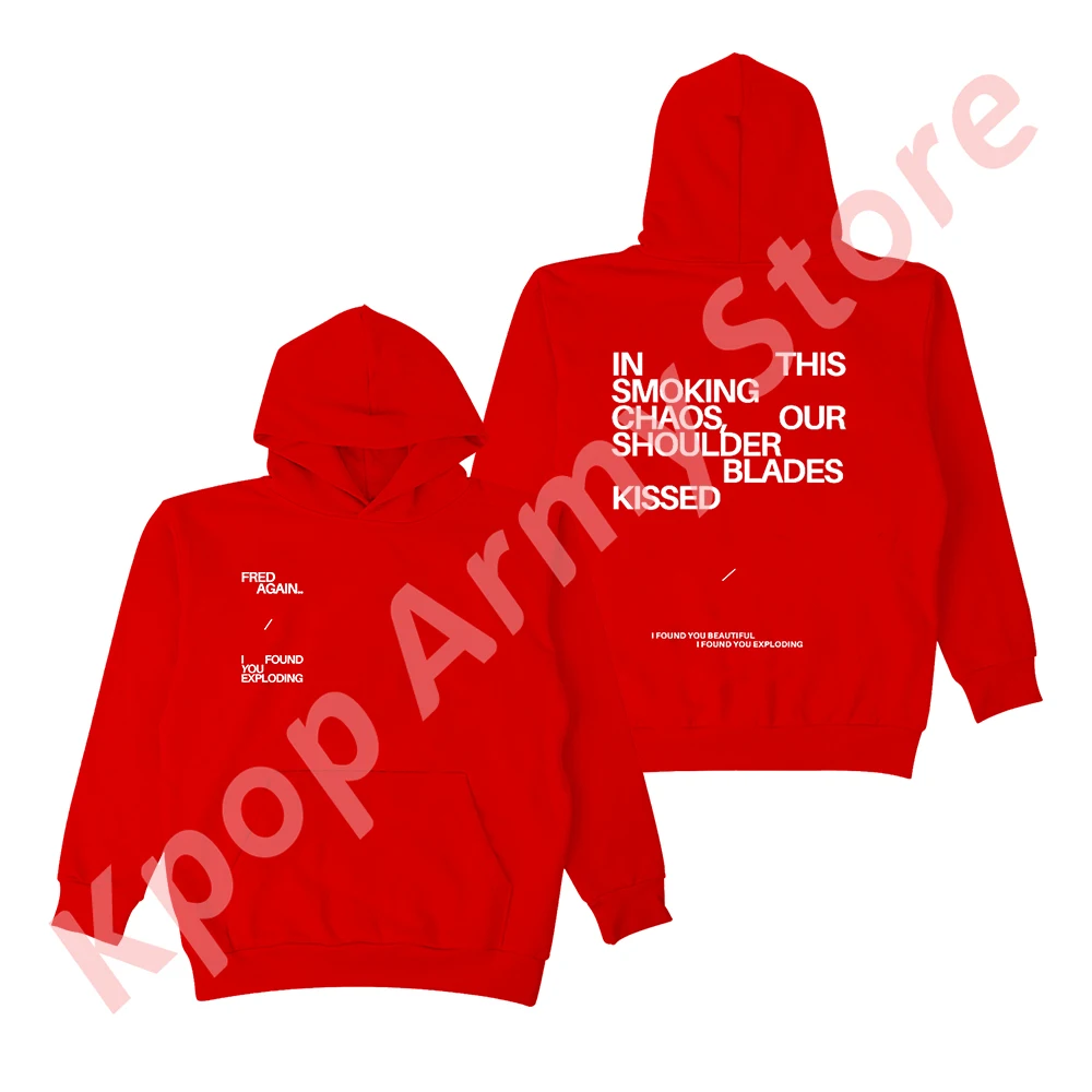 Толстовки с логотипом Fred Again Kyle I Found You Merch пуловеры для женщин и мужчин модные