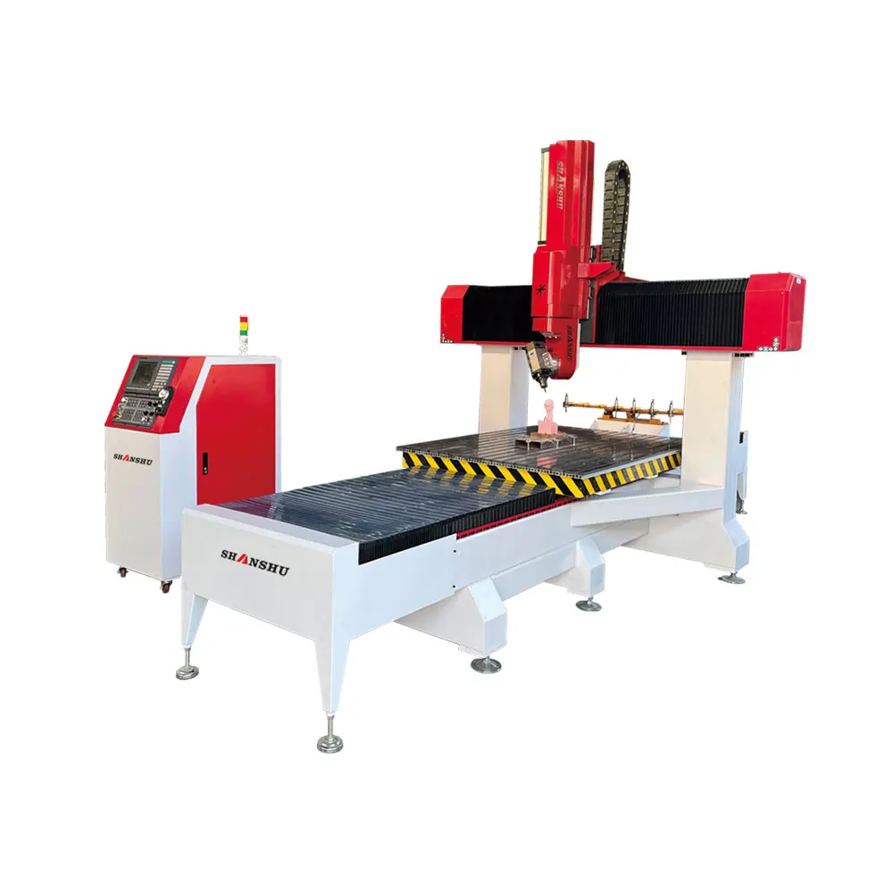 

5 axis automatic 3d wood carving cnc router for making 3d foam and wooden sculpture moulding