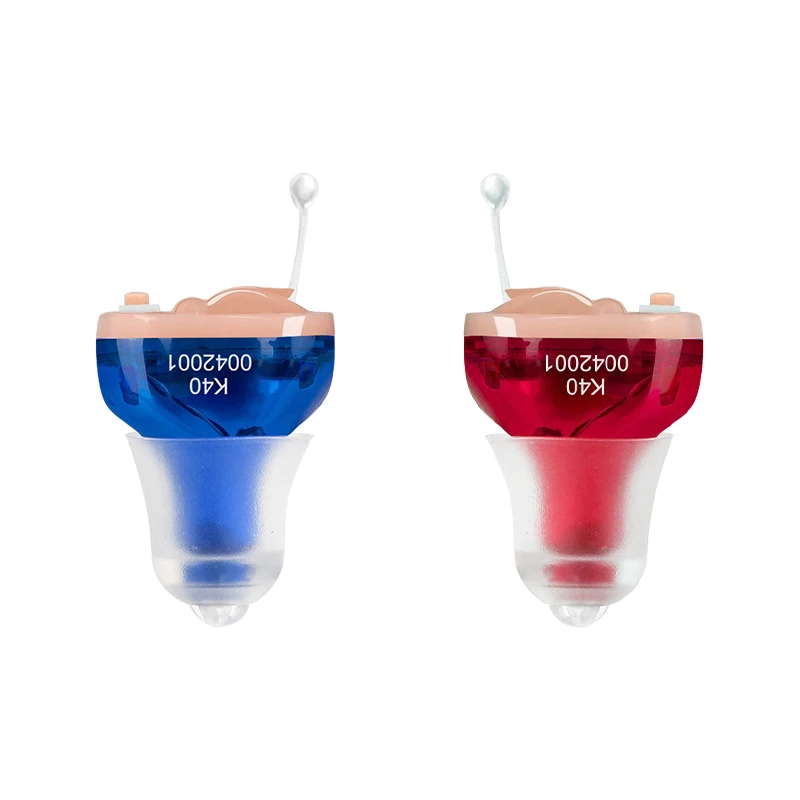 SE41 4-канальный цифровой мини-слуховой аппарат CIC для пожилых батарей невидимый