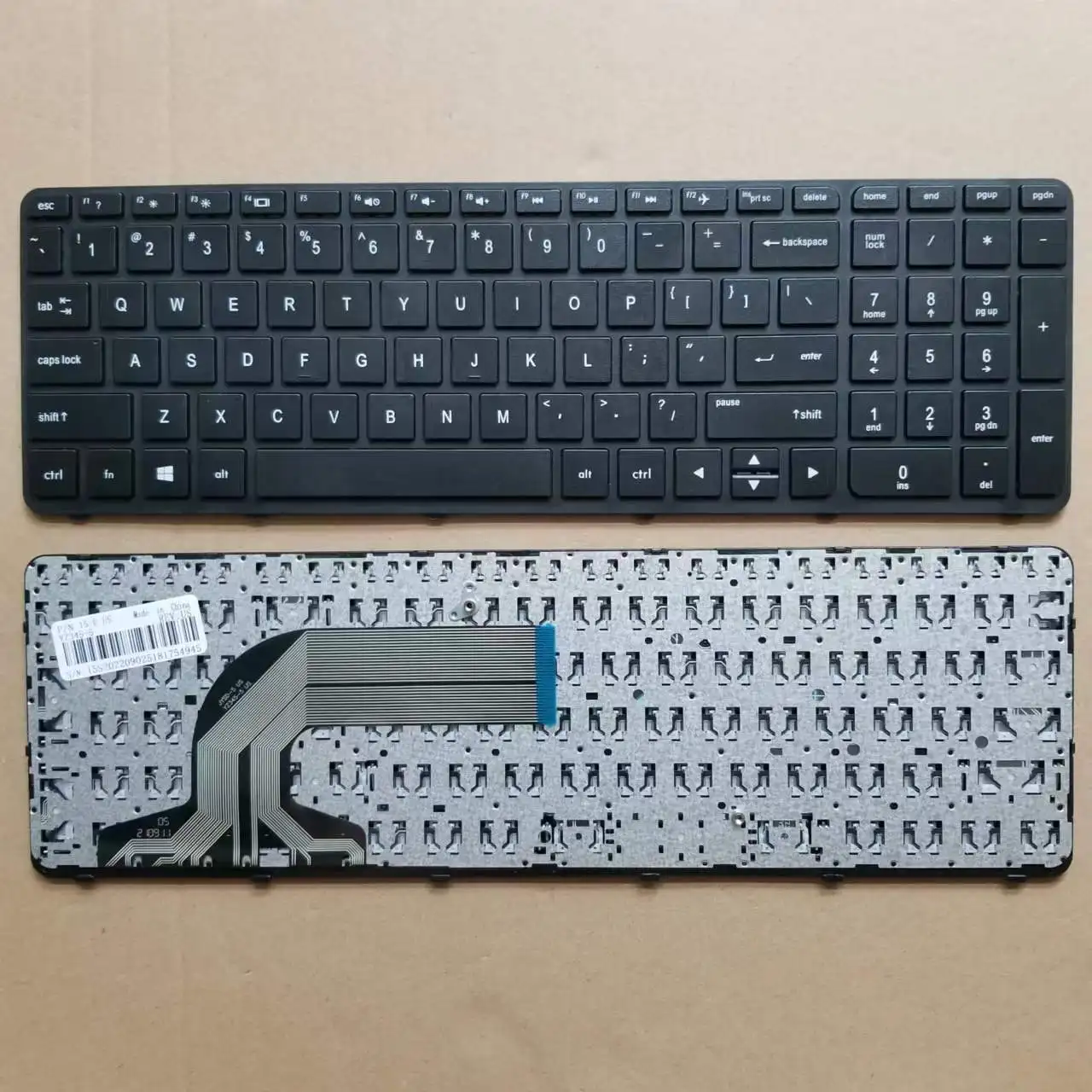 

New US UK Turkish Keyboard For HP Pavilion 15N 15E 15R15T 15-N 15-E 15-F 15-G 15-R 250 G2 G3 255 G2 G3 256 15-E000 English TR