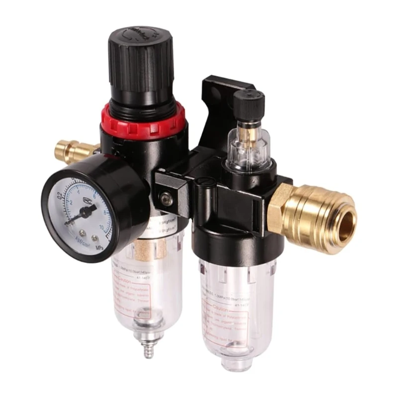 

PT1/4 Filter Water Oil Separator Pressure ReducerCompressed Air Regulator R7UA