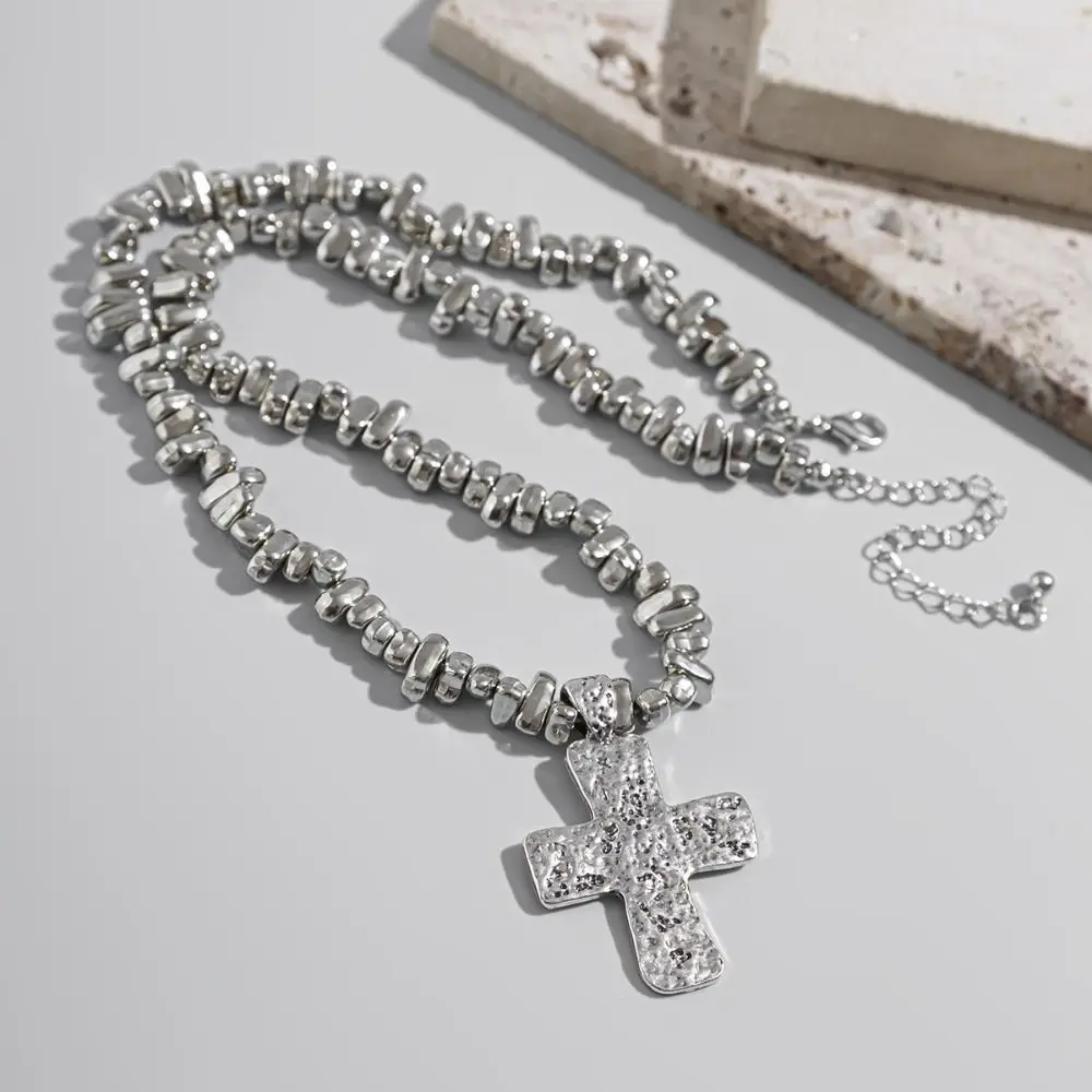 Ожерелье с бусинами Alien Трендовое дизайнерское необычное колье из CCB-пластика