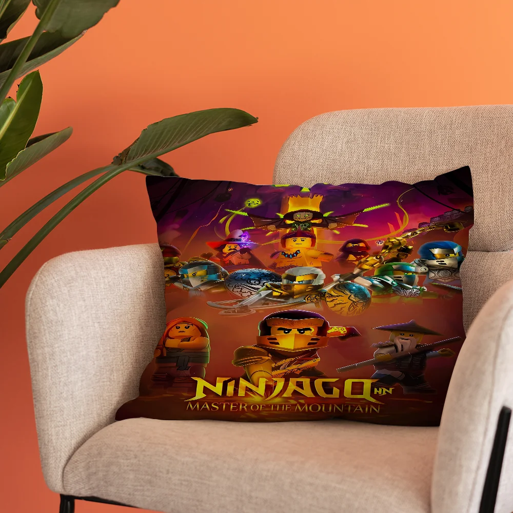 Cool Cartoon-N-Ninjago Pillow Gift Home Office Decoration Bedroom Sofa Car Cushion Cover Case 45x45