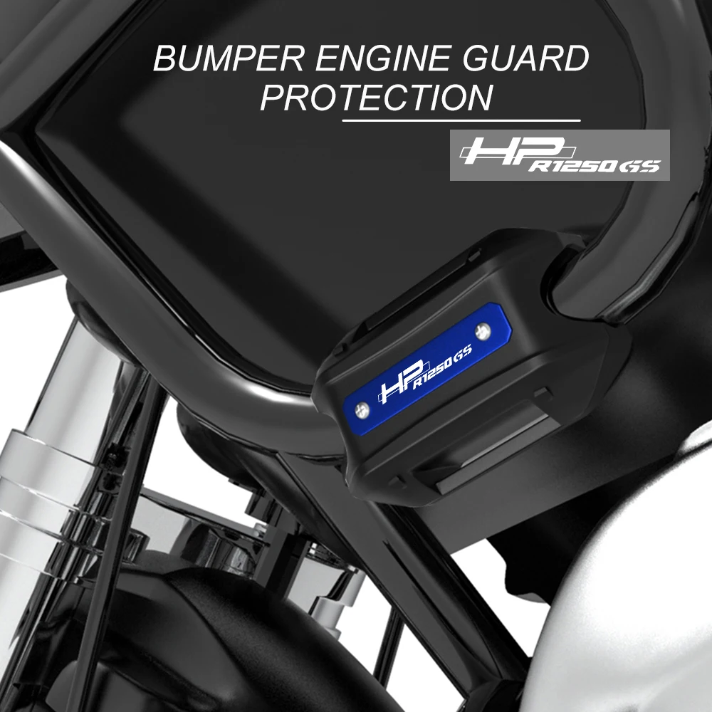 

HP R1250GS 25mm Crash Bar Bumper Engine Guard Protection Decorative Block For BMW R1250 GSA R 1250 GS R 1250GS HP Adventure