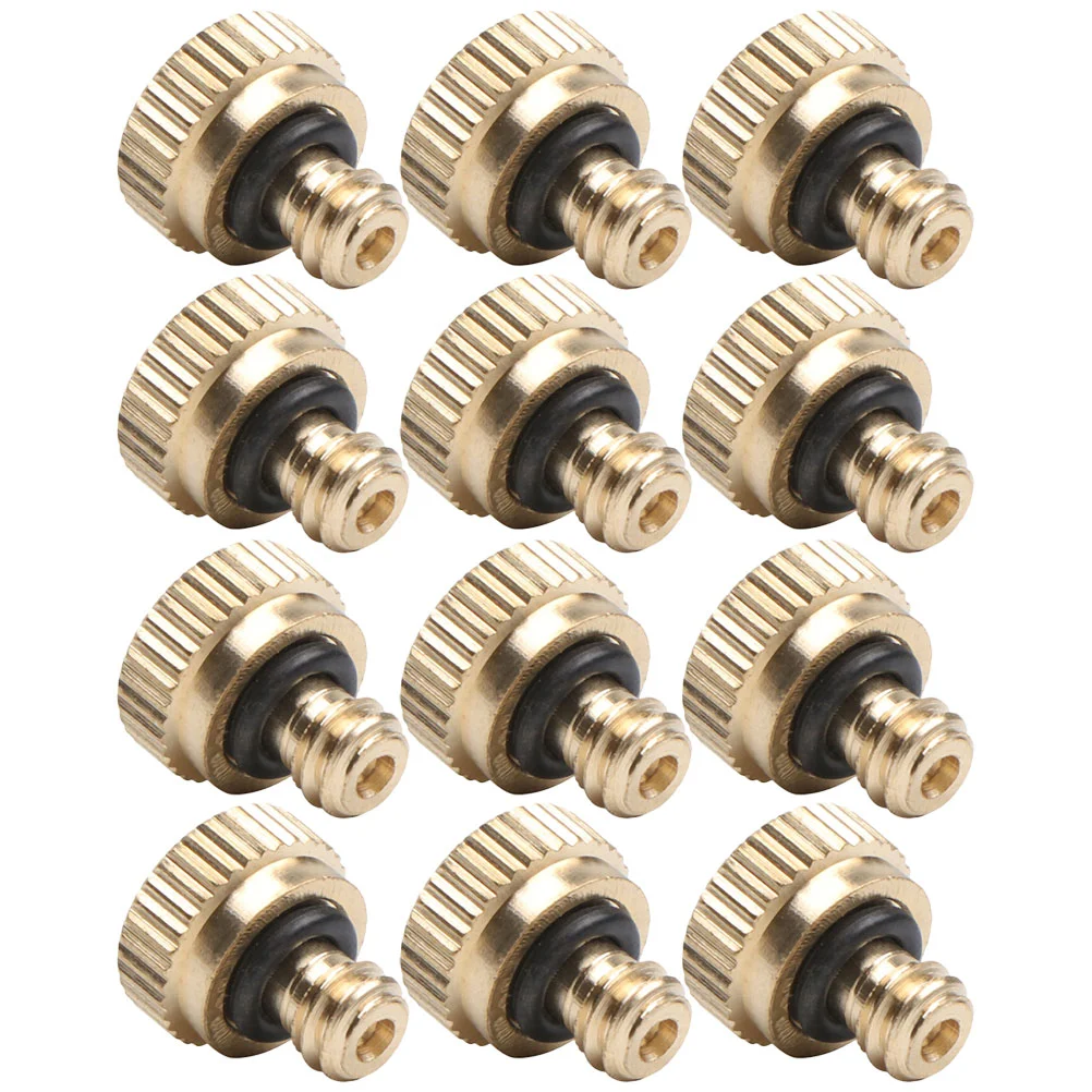 

12Pcs Low Pressure Misting Nozzle Brass Atomizing Nozzle for Cooling System