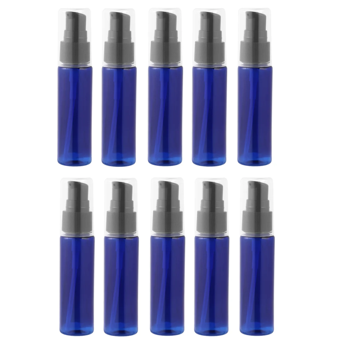 

10pcs Lotion Pump Travel Bottle Empty Refill Spray Containers Dispenser For Essential Oils Lotion Foundation Shampoo 30ml (