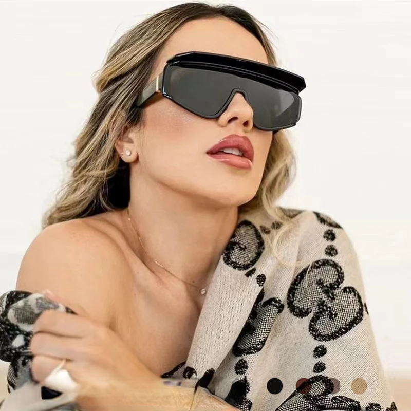 

2022 модные квадратные солнцезащитные очки, женские роскошные брендовые Винтажные Солнцезащитные очки для женщин, цельные ретро очки, солнце...