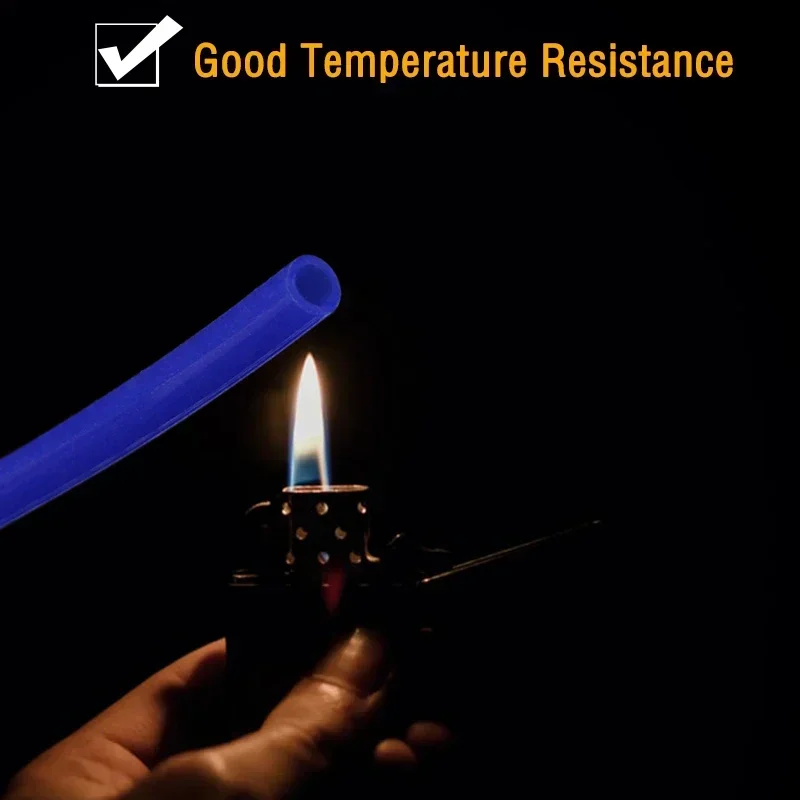 Гибкий нетоксичный силиконовый шланг размеры 1/5/10 м ID 0 5 1 2 3 4 6 7 8 9 10 12 14 16 18 20 25 32 мм