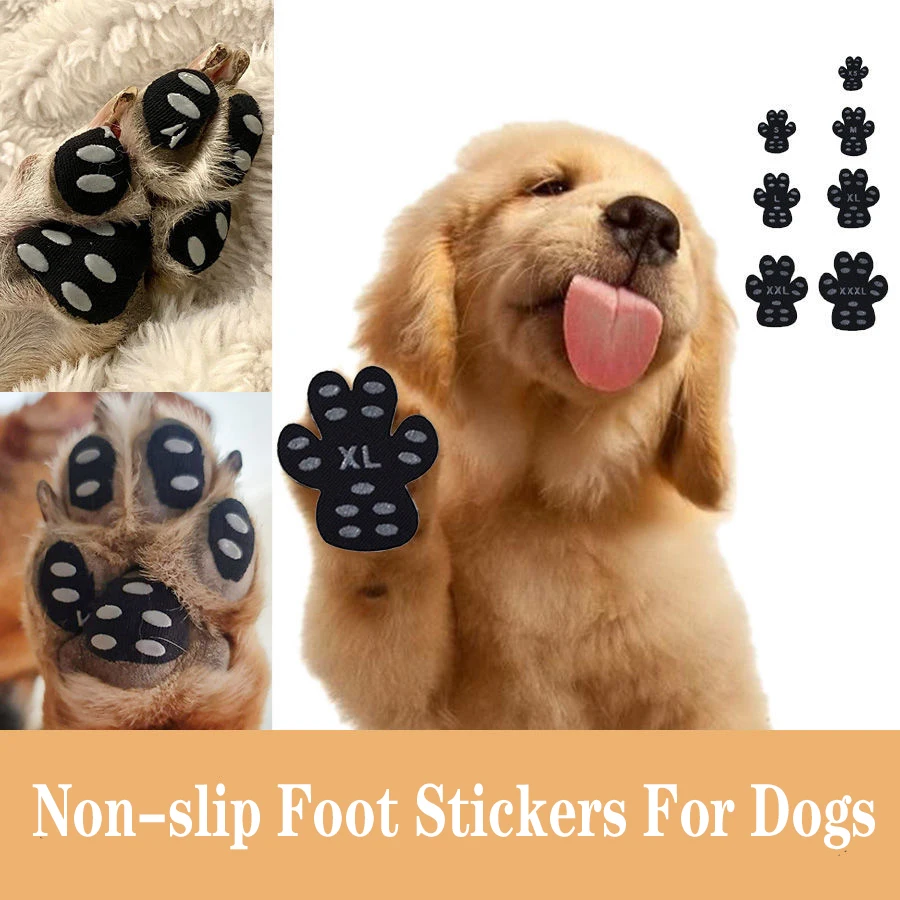 

Waterproof Paw Protectors For Dogs Anti-slip Traction Pads Sticker Dog Paw Stickers Black Pink Blue Pet Foot Patch Durable