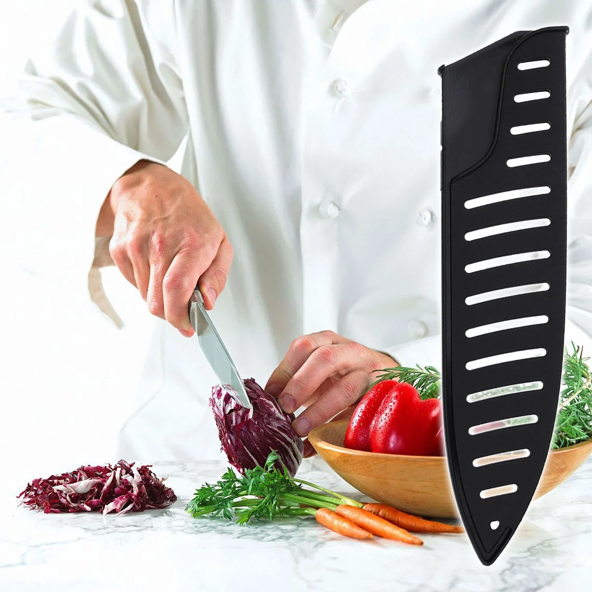 

Blade Kitchen Guard Sheath Covers Cover Protector Universal Sheaths Orsleevesguards Safe Set