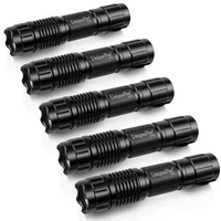 uniquefire g10 5 pcs 395nm led flashlight ultraviolet lamp zoom function mini uv torch pet urine stains detector scorpion camp