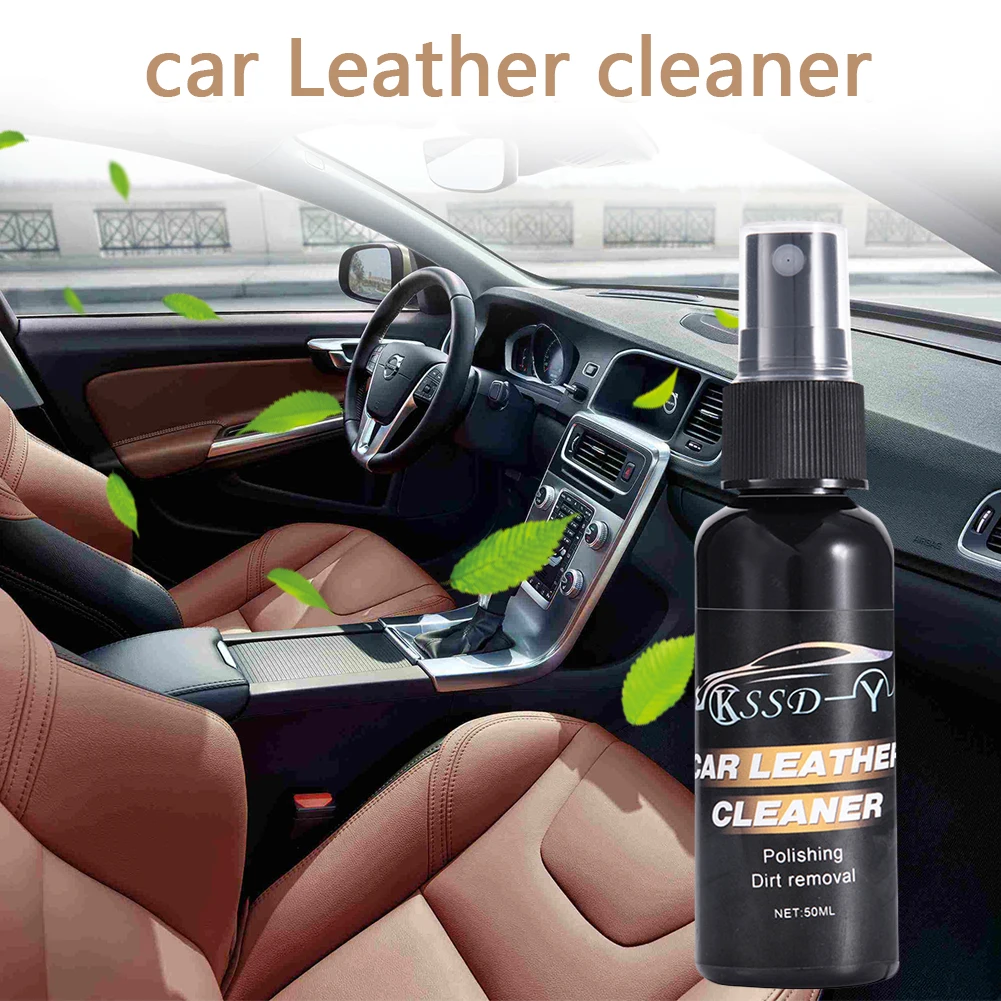 

Car Care Cleaner Refurbished Cleaner Plastic Renovator For Car Interior Leather Seat Polish Panel Car Cleaning Product 50ml