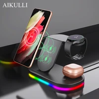AIKULLI Wireless Charger Stand 15W for Samsung Galaxy S22 S21 S20 S10 Fold3 Flip3 Galaxy Watch Active Buds Pro