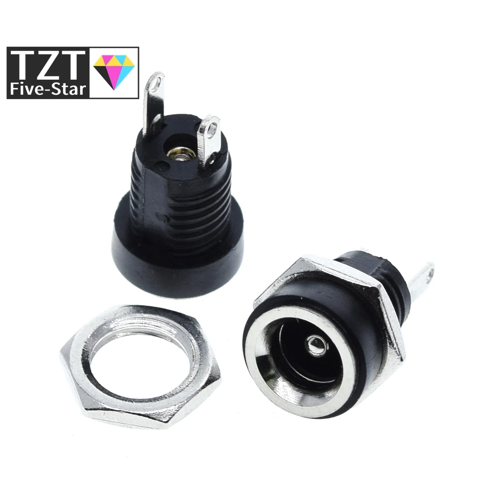 Разъем питания постоянного тока штифт 2 1x5 5 мм 10 шт