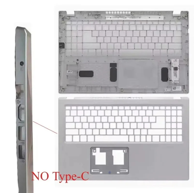 Фото Для ACER Aspire A115-32 A315-58 A315-35 A515-56 EX215-54: задняя крышка LCD-экрана, передняя рамка, подставка для рук, петли, нижний корпус (пластик) №5