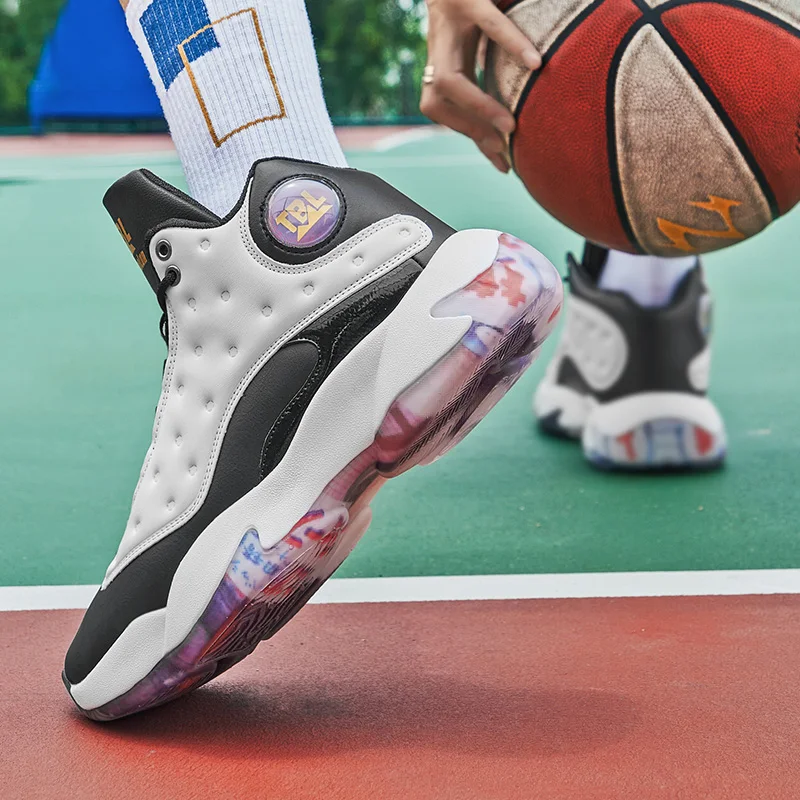 Men's Professional Basketball Training Shoes Outdoor Sports Shoes Youth Fashion Fitness Basketball Boots Men's Sports Shoes