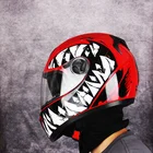 Мотоциклетный шлем для мужчин и женщин, закрытый на все лицо, 2022