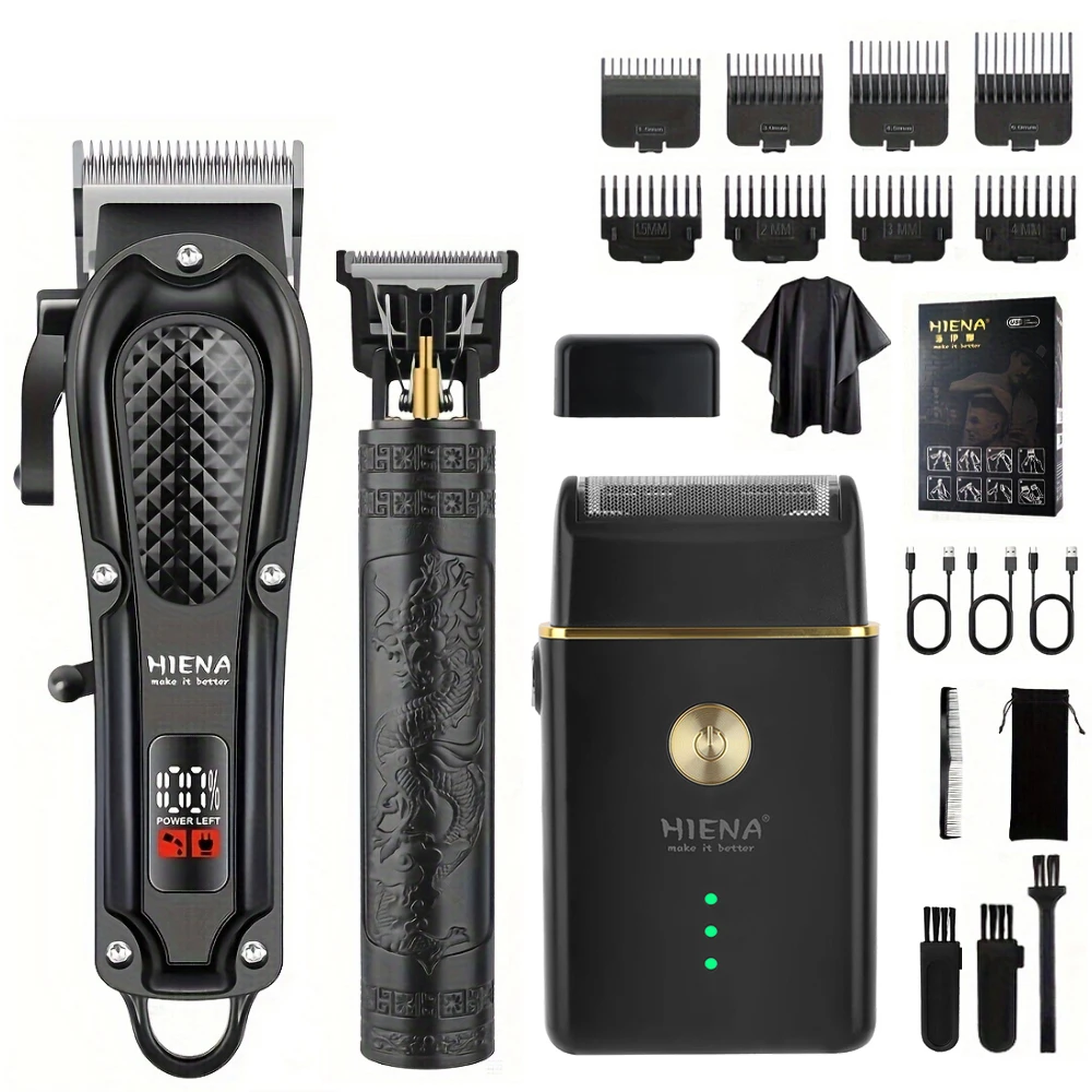 hiena 212 Professional Hair Cutter Mans Hair Clipper Se